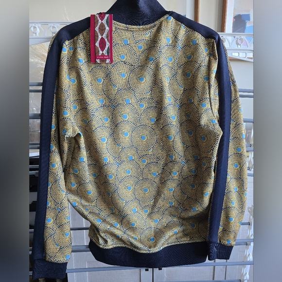 Zara Lightweight Jacket - Peacock Design - Size S - NEW w/ Tag - Picture 2 of 2